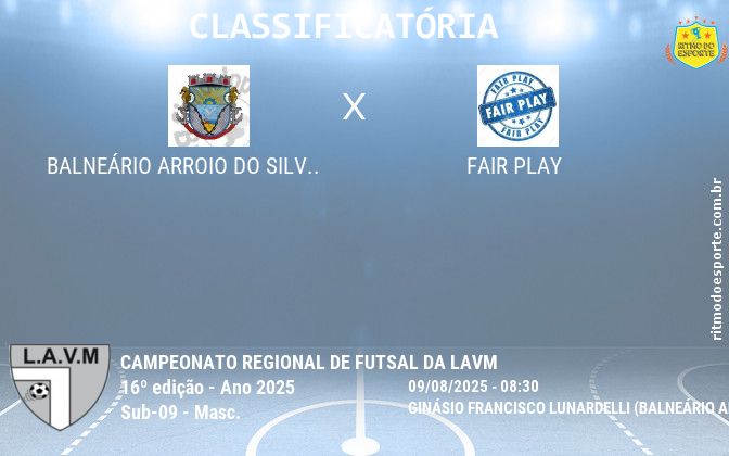 Resultado da partida